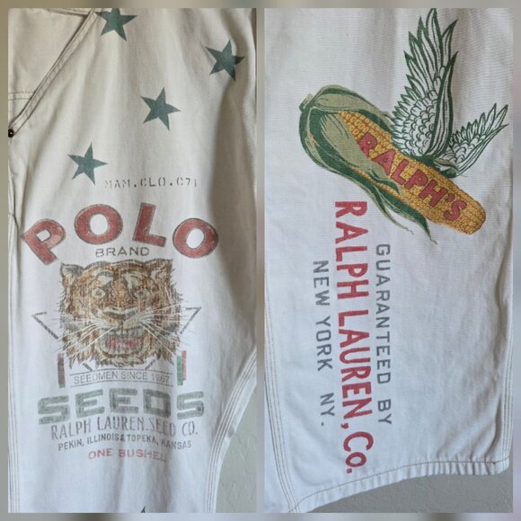 Polo Ralph Lauren The Graphic Carpenter Saranac Lake Pants Size Men's 42x30 RARE - Picture 3 of 12